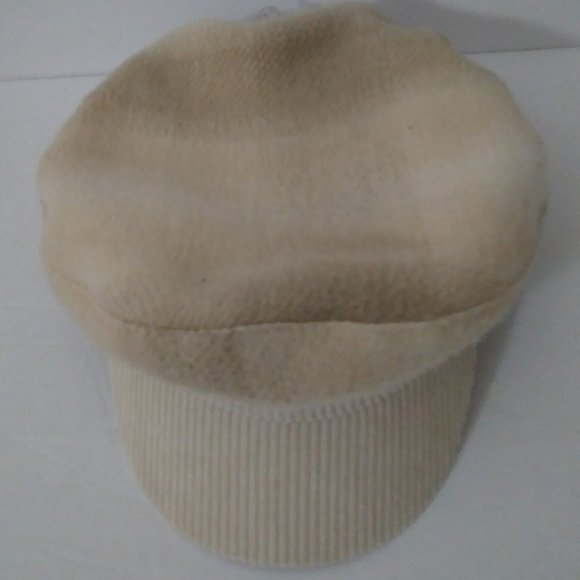 Vince Camuto Washed Ivory Plaid Skipper Hat - Picture 5 of 11